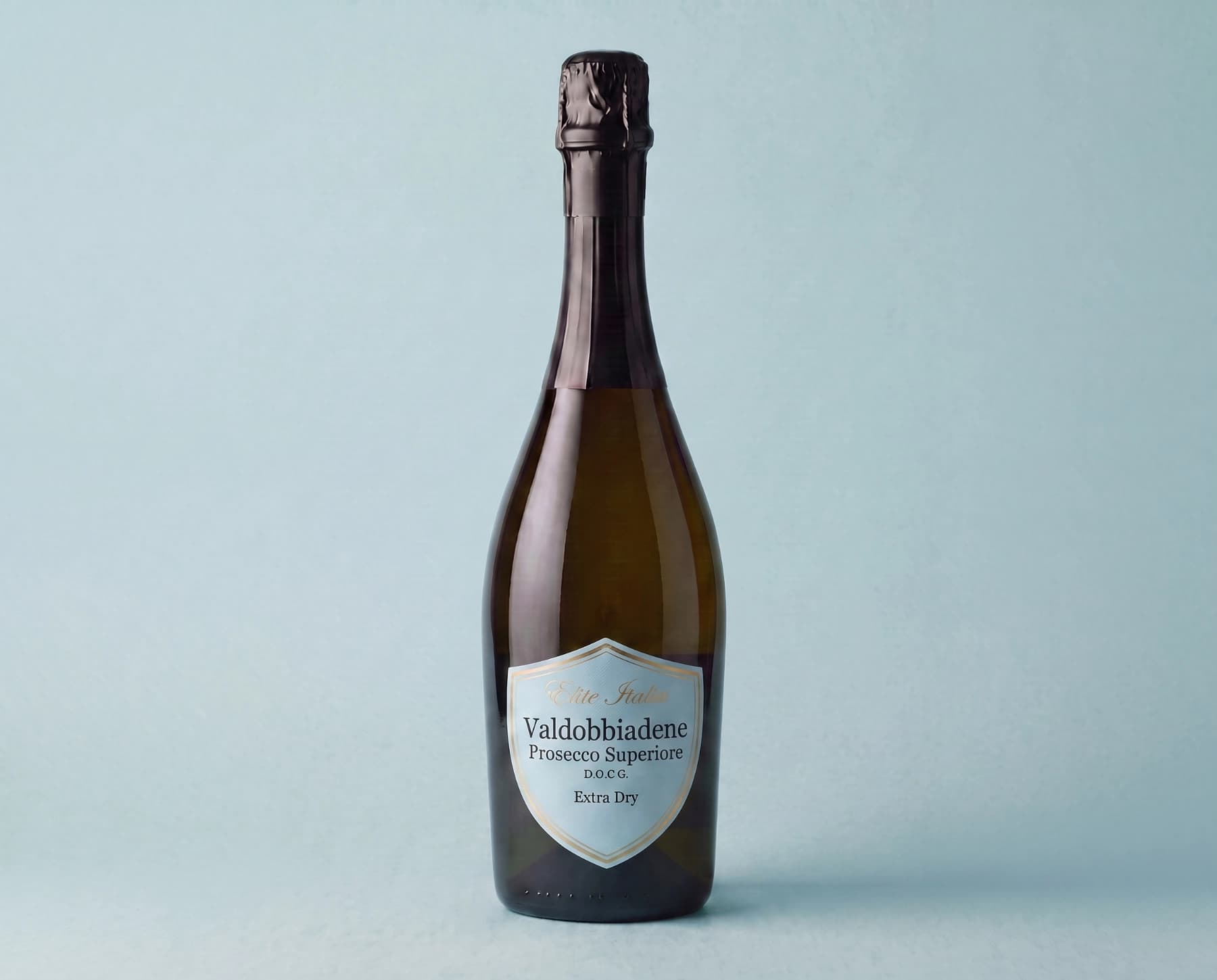 Bottle still-life, Valdobbiadene Prosecco Superiore DOCG Extra Dry